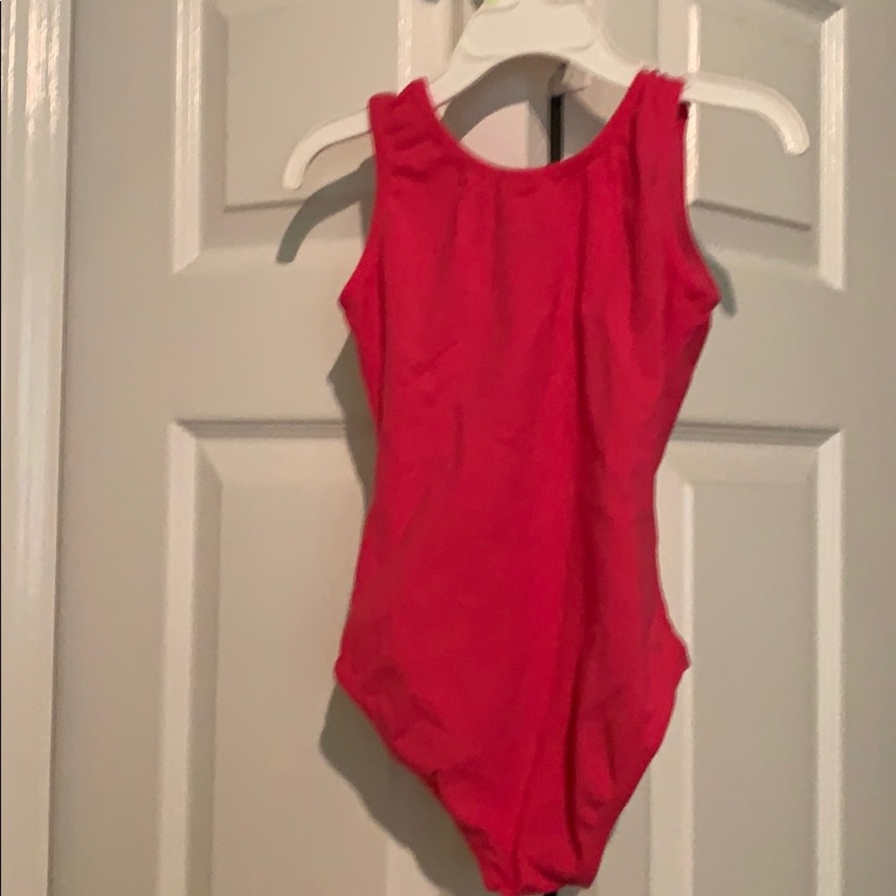 Dancina hot pink leotard